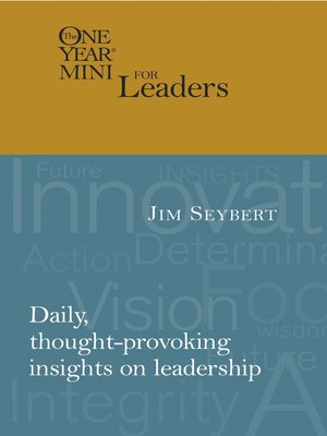 cover image of The One Year Mini for Leaders